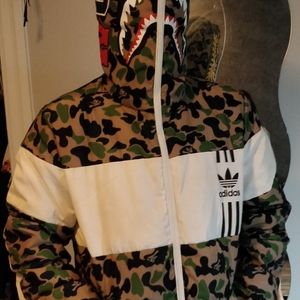 ADIDAS X BATHING APE JACKET *LIKE NEW*